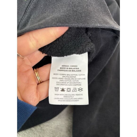 Nike Sportswear Club Fleece Pullover Hoodie Men's Size Small Black - Picture 5 of 10